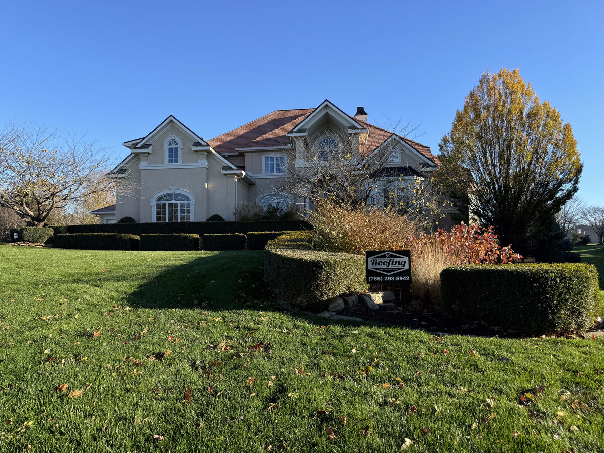 Premium estate home with DaVinci polymer slate roof